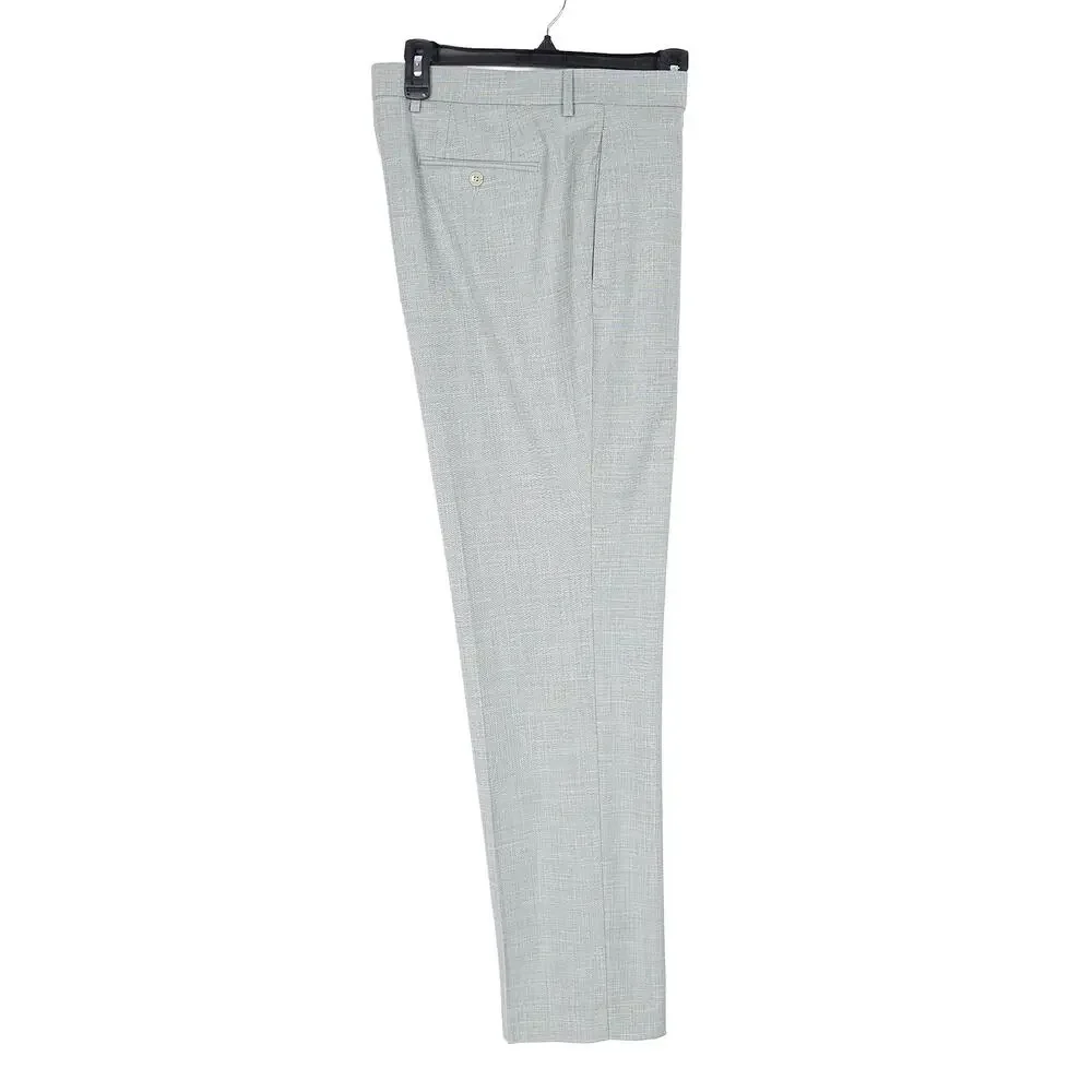 Michael Kors Mens Classic Fit Dress Pants 30x30 Mint Green Sharkskin Stretch NWT